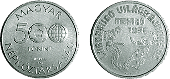 Labdarúgó Világbajnokság - Mexikó 1986 - ezüstérme